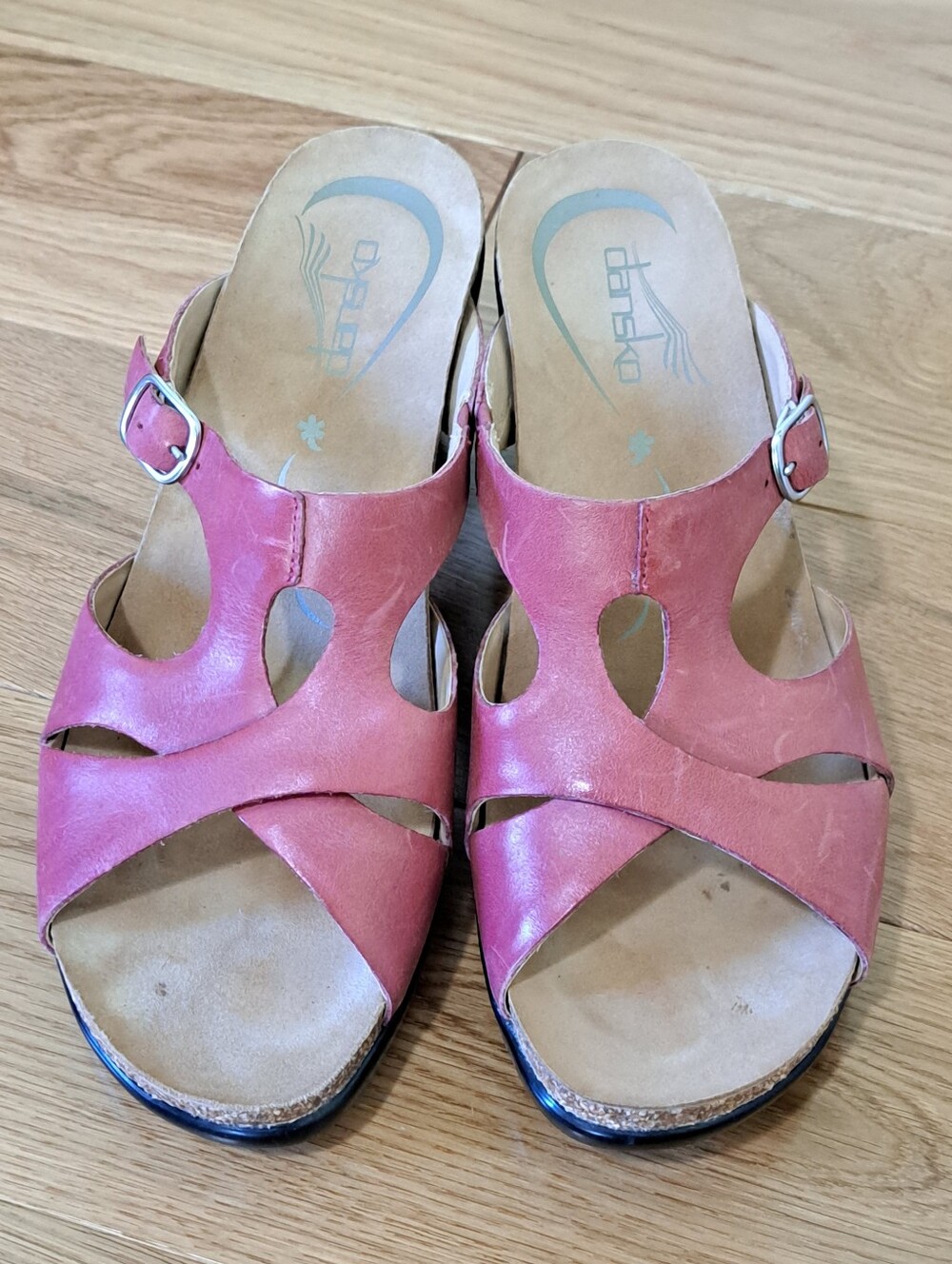 Dansko Kai Clog Sandal Red Leather 41